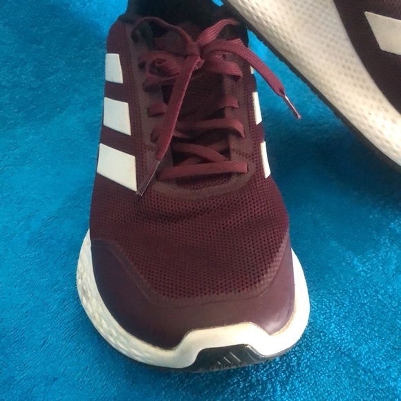 Adidas Maroon Edge Gameday Shoes - Picture 2 of 6